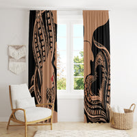 Personalised Valentines Day Romantic Lovers Window Curtain LT9 - Polynesian Pride