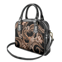 Polynesia Valentines Day Forever In My Heart Tattoo Shoulder Handbag Gold Style LT9 - Polynesian Pride