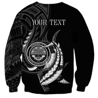 Personalised FSM Culture Day Sweatshirt Hammerhead Shark Tribal 2024 LT9 - Polynesian Pride