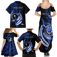 Personalised Chuuk FSM Culture Day Family Matching Summer Maxi Dress and Hawaiian Shirt Hammerhead Shark Tattoo 2024 LT9 - Polynesian Pride