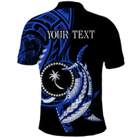 Personalised Chuuk FSM Culture Day Polo Shirt Hammerhead Shark Tattoo 2024 LT9 - Polynesian Pride