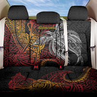 Papua New Guinea Sepik Personalised Back Car Seat Cover PNG Bird of Paradise Tattoo - Polynesian Pride
