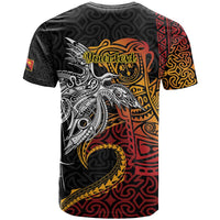 Papua New Guinea Sepik Personalised T Shirt PNG Bird of Paradise Tattoo - Polynesian Pride
