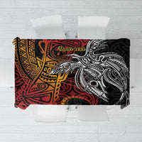 Papua New Guinea Sepik Personalised Tablecloth PNG Bird of Paradise Tattoo - Polynesian Pride