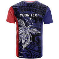 Personalised PNG Central Province T Shirt Bird of Paradise Tattoo Flag Motif - Polynesian Pride