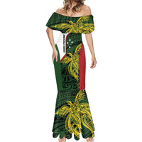 Personalised PNG Chimbu Province Mermaid Dress Bird of Paradise Tattoo Flag Motif LT9 - Polynesian Pride