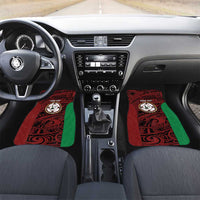 Personalised PNG East New Britain Province Car Mats Bird of Paradise Tattoo Flag Motif - Polynesian Pride