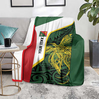 Personalised PNG East Sepik Province Blanket Bird of Paradise Tattoo Flag Motif LT9 - Polynesian Pride