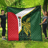 Personalised PNG East Sepik Province Quilt Bird of Paradise Tattoo Flag Motif - Polynesian Pride