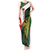 Personalised PNG East Sepik Province Tank Maxi Dress Bird of Paradise Tattoo Flag Motif - Polynesian Pride