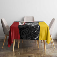 Personalised PNG Madang Province Tablecloth Bird of Paradise Tattoo Flag Motif - Polynesian Pride