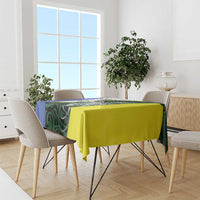 Personalised PNG Morobe Province Tablecloth Bird of Paradise Tattoo Flag Motif - Polynesian Pride