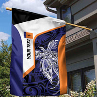 Personalised PNG New Ireland Garden Flag Bird of Paradise Tattoo Flag Motif - Polynesian Pride