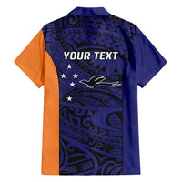 Personalised PNG New Ireland Hawaiian Shirt Bird of Paradise Tattoo Flag Motif - Polynesian Pride