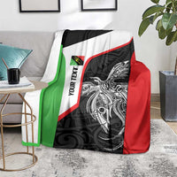 Personalised PNG Southern Highlands Province Blanket Bird of Paradise Tattoo Flag Motif LT9 - Polynesian Pride