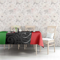 Personalised PNG Southern Highlands Province Tablecloth Bird of Paradise Tattoo Flag Motif - Polynesian Pride