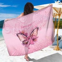 Faith Hope Love Butterfly Ribbon Personalised Sarong