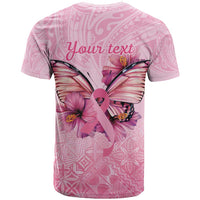 Faith Hope Love Butterfly Ribbon Personalised T Shirt