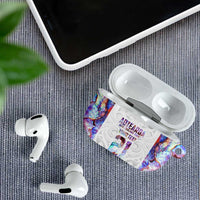Custom New Zealand Aotearoa AirPods Case Pink Maori Paua Shell Indigenous - Polynesian Pride
