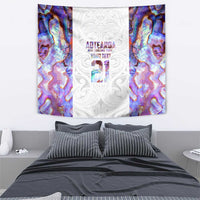 Custom New Zealand Aotearoa Tapestry Pink Maori Paua Shell Indigenous - Polynesian Pride