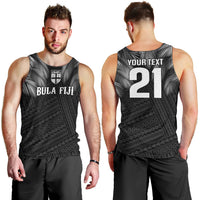 2026 Autumn Rugby Nations Fiji Custom Men Tank Top Fijian Palm Leaf Tapa Tribal Inspired LT9 - Polynesian Pride