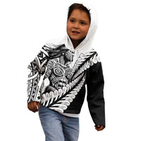 Koru Fern New Zealand Maori Tribal Warrior Kid Hoodie
