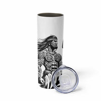 Koru Fern New Zealand Maori Tribal Warrior Skinny Tumbler