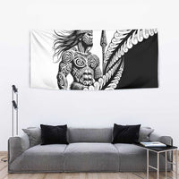 Koru Fern New Zealand Maori Tribal Warrior Tapestry