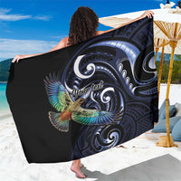 New Zealand Kea Bird Personalised Sarong Maori Tribal Koru Art