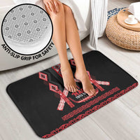 Toitu Te Tiriti Waitangi Bathroom Set Black Wharenui House - Polynesian Pride