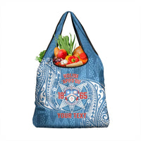 Personalised Tonga Apifo'ou College Grocery Bag Since 1865 Special Kupesi Pattern