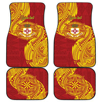 Personalised Kolisi Tonga Atele Car Mats Since 1882 Simple Ngatu Pattern