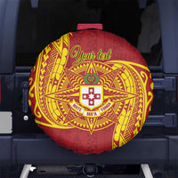 Personalised Kolisi Tonga Atele Spare Tire Cover Since 1882 Simple Ngatu Pattern