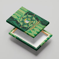 Personalised Tonga Saineha High School Canvas Wall Art Since 1978 Special Kupesi Pattern