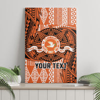 Personalised Tonga Tailulu College Canvas Wall Art Since 1967 Special Kupesi Pattern Version 2