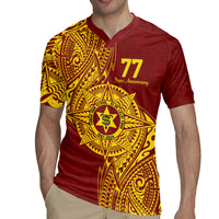Personalised Tonga High School 77th Anniversary Rugby Jersey Special Kupesi Pattern LT9 - Polynesian Pride
