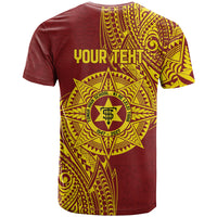 Personalised Tonga High School 80th Anniversary T Shirt Special Kupesi Pattern LT9 - Polynesian Pride