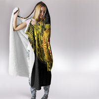Personalised Tonga High School Hooded Blanket Since 1947 Special Kupesi Pattern