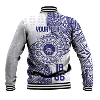 Personalised Tonga Tupou College Tolo Baseball Jacket Since 1866 Special Kupesi Pattern