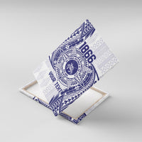 Personalised Tonga Tupou College Tolo Canvas Wall Art Since 1866 Special Kupesi Pattern