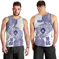 Personalised Tonga Tupou College Tolo Men Tank Top Since 1866 Special Kupesi Pattern