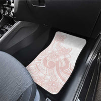 Polynesian Tribal Plumeria Lotu Tamaiti Car Mats Pastel Blush - Polynesian Pride