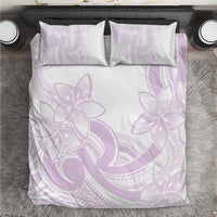 Polynesian Tribal Plumeria Lotu Tamaiti Bedding Set Pastel Mauve - Polynesian Pride