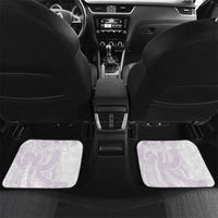 Polynesian Tribal Plumeria Lotu Tamaiti Car Mats Pastel Mauve - Polynesian Pride