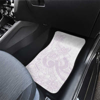 Polynesian Tribal Plumeria Lotu Tamaiti Car Mats Pastel Mauve - Polynesian Pride
