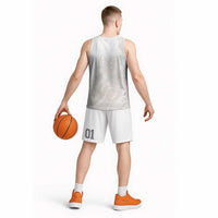 Polynesian Tribal Plumeria Lotu Tamaiti Basketball Jersey Pastel Nude - Polynesian Pride