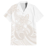 Polynesian Tribal Plumeria Lotu Tamaiti Family Matching Long Sleeve Bodycon Dress and Hawaiian Shirt Pastel Nude LT9 Dad's Shirt - Short Sleeve Nude - Polynesian Pride