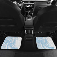 Polynesian Tribal Plumeria Lotu Tamaiti Car Mats Pastel Sky Blue - Polynesian Pride