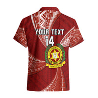 Personalised Tonga Vavau High School Hawaiian Shirt Tongan Ngatu Pattern LT14 - Polynesian Pride