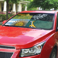 Rugby 2025 Championship Auto Sun Shade Combination of Southern Hemisphere Countries LT14 - Polynesian Pride